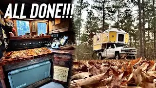 Complete TRUCK HOUSE BUILD - we are FINISHED!!!