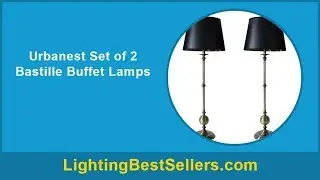 urbanest set of 2 bastille buffet lamps