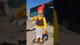Fiber Tea Man Statue For Tea Shop | Available on IndiaMART