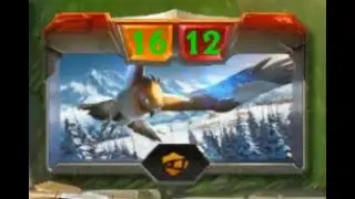 LoR: 1|1 Omen Hawk --becomes-- 16|12 Overwhelm Omen Hawk xD (Crazy buffs). [No voice, Full gameplay]
