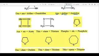 Nomenclature of Heterocyclic Compounds