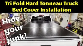 Установка чехла для кузова грузовика XTWEEX Tri Fold Hard Tonneau | Безопасное хранение | Аксессу...