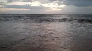 Narigama Beach in Moody Weather | Powerful Waves & Beautiful Views