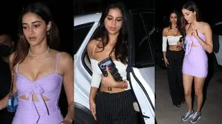Suhana Khan & Ananya Panday Today for Post Dinner Brunch 😍🔥💕📷