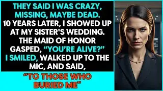 I Showed Up to My Sister’s Wedding After 10 Years — Then Her Maid of Honor Gasped, “You’re Alive?”