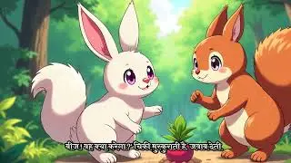 🐿️ “गिलहरी और जादुई बीज” 🌱#KidsStory#CartoonStory#MoralStory#AnimatedStory#KidsCartoon#StoryForChild