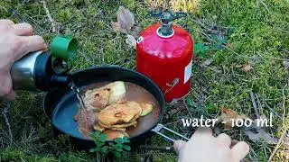 Apple Crisp Backpacking Dessert