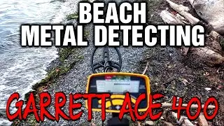 METAL DETECTING On The  Beach At Orcas Island? - GARRETT ACE 400 Metal Detector