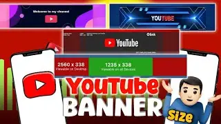 YouTube Banner Size || YouTube Banner Size Problem || YouTube Banner Kaise Banaye