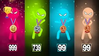 FUNNY FAILS AND WINS MOMENTS! Stickman Party 234 MiniGames Gameplay