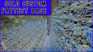 Ark - I Guarantee This is the Fattest Solo Custom Base I Monster Fibercraft