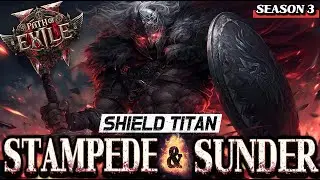 PoE 2 STAMPEDE & SHIELD TITAN | Arbiter & Zarokh(6 man) | Warrior Build | Path of exile 2