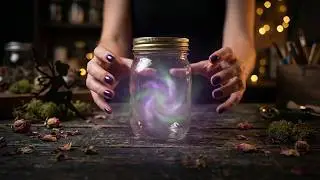✨PEGUEI um POTE de VIDRO COMUM e criei algo MÁGICO!!!✨🧚‍♀️