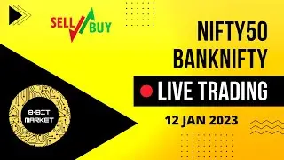 Live Nifty Analysis | 13/01/2023 | Banknifty Options Trading Live | 8Bit Market