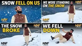 Snow Fell On Us 😱 | Baraf Gir Gai Aur Hum Gir Gaye | Pakistan Snowfall Vlog