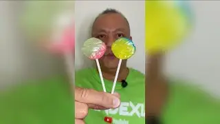 👂ASMR DUM DUMS FLAVOR FUSION LOLLIPOP CANDY (2 FLAVORS) EATING SOUNDS👂ORIGINAL LENGTH👂