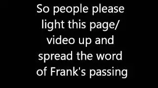 Frank's Facebook Memorial