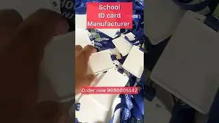School ID card Manufacturer & Wholsale #idcards #idcardholder #idcard #srkteamstar #carddesign