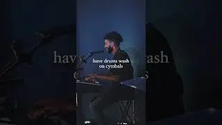 Using Cymbals To Fill A High Energy Moment