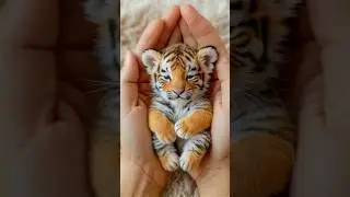 Wow..Super cute #cuteanimals #cute #animals #babytiger #babyanimals #tigercubs #short
