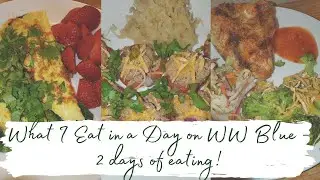 What I Eat in A Day on the WW Blue Plan | 2 days of Zero point meals!