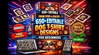 Print on Demand Made Easy &ndash; 650+ Dog T-Shirt Designs That Actually Sell