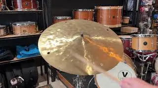 Timothy Roberts 20&rdquo; Tributary Crash-Ride with Holes (1813g) Cymbal Demo @ VIRTUE Drums