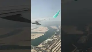 Airplane takeoff from Dubai international airport to Multan international airport