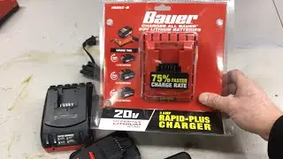 Harbor Freight Bauer Rapid Charger vs The Rapid Plus Charger / How Much Faster Is It?