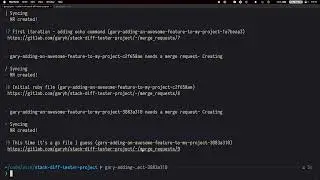 Stacked Diffs in the CLI overview