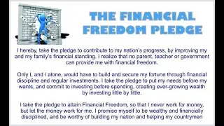 FINANCIAL FREEDOM PLEDGE