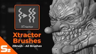 Кисти XTractor: все кисти ZBrush