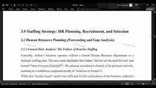 🚀 Transforming HR: Job Analysis & Staffing Strategy for Business Growth