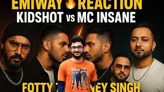 Emiway on Reaction Channels |Kidshot vsMC Insane Beef |Fotty Seven Comeback |Honey Singh Update