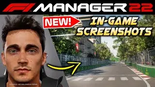 NEW F1 Manager 2022 Game Screenshots: HIGH RES TRACKS & DRIVER FACES! & MORE DETAILS!