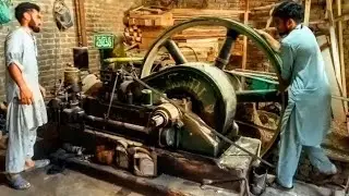 Ruston Hornsby Engine || Ruston Engine Service || Ruston Engine Running || Beautiful Diesel Engine