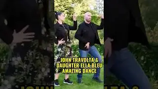 John Travolta & Ella Bleu Dance | You Never Can Tell &ndash; Chuck Berry #music #dance #shorts