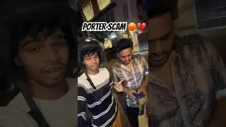 Porter Ke Fraud Customer 😡 | Baba Falooda❤️ | #ytshorts #minivlog #scam #porter