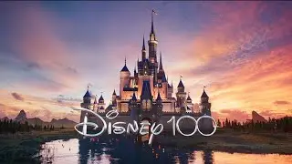 Walt Disney Pictures logo (2022 castle) (2022-2023; Disney100)