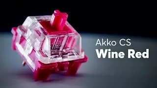 Akko CS Wine Red Sound Test with GMK, MT3 and SA Keycaps