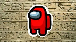 Egyptian hieroglyph, but it's kinda sus...