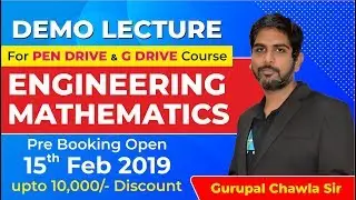 Engineering Mathematics | Demo Lecture | PD & GD Course