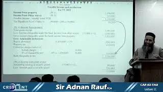 CAF 2 Sir Adnan Rauf Lecture 11