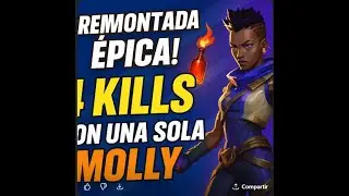 &ldquo;EPIC comeback in Valorant! 4 kills with a single molly 😱
