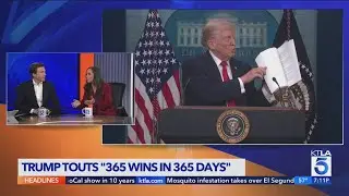 Grading President Trump's first year back in office as White House touts 