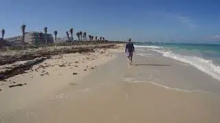 The Beach in front of Ocean Allure Costa Mujeres