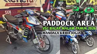 Deretan Paddock Balap Malam Tahun Baru 2026 | Sirkuit NP Mandala Krida Jogjakarta