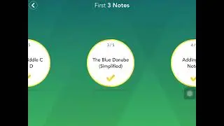 Simply Piano Touch Keyboard: Intro& First 3 Notes (Full)