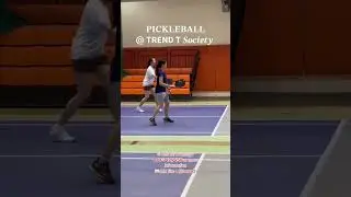 4 courts available for 𝐏𝐈𝐂𝐊𝐋𝐄𝐁𝐀𝐋𝐋@ 𝗧𝗥𝗘𝗡𝗗 𝗧 𝑺𝒐𝒄𝒊𝒆𝒕𝒚 #indoorpickleball