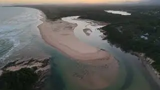 Bonville Ck & Southies Headland Birdseye View